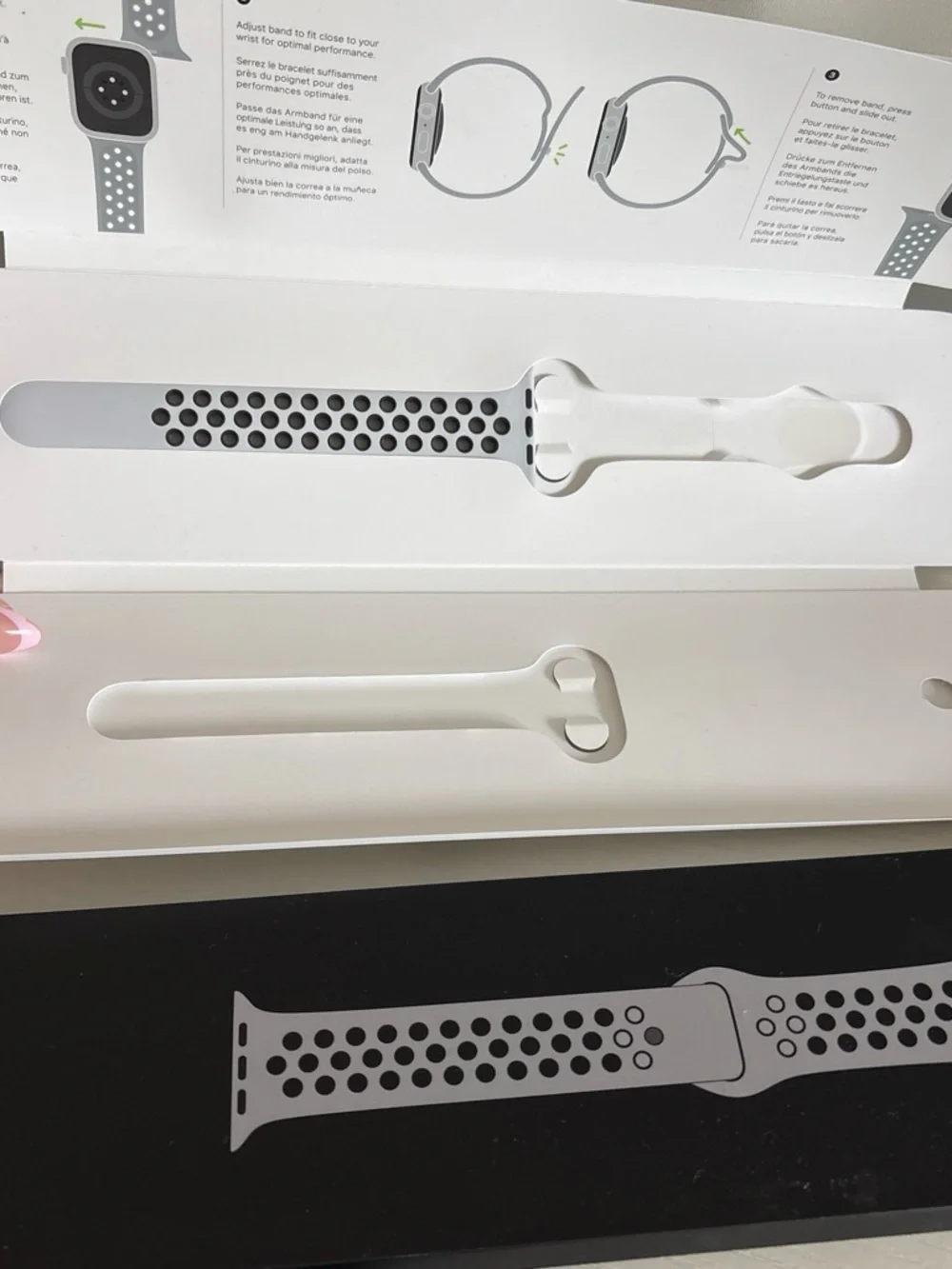 Sport Apple Watch Band - Grey/Black